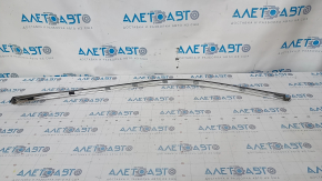 Upper door molding front right BMW X5 E70 07-13 chrome, with seal, scratches, tear of fastening