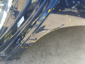 Sunset of the rear wing left Honda Accord 18-22 blue, on the body is dented, bumps