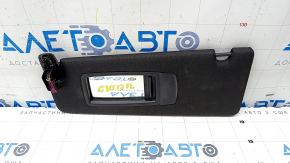Left visor BMW 5 G30 17-23 black, without hook, for cleaning