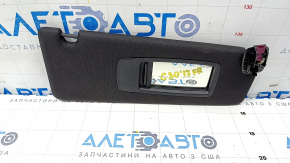 Right visor BMW 5 G30 17-23 black, without hook, for cleaning