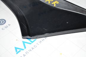Rear fender trim right Chevrolet Bolt 17-21 black gloss, chrome molding, scratches