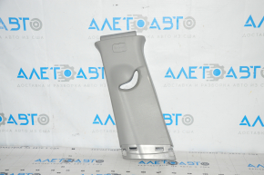 Center pillar trim upper belt left Chevrolet Bolt 17- gray, worn