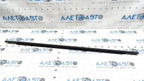 Molding door-glass central rear right Hyundai Elantra 21-23 black