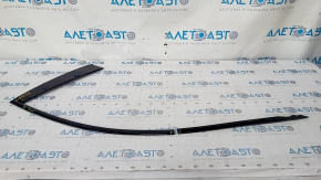 Upper door molding front left Cadillac CTS 14- frame, black gloss, broken