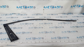 Upper door molding front left Cadillac CTS 14- frame, black gloss, broken