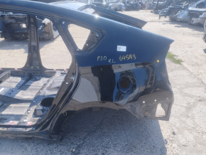 Quarter wing rear left Toyota Prius 30 10-15 on the body, black, pokes