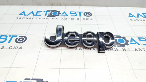 Emblem logo JEEP tailgate Jeep Cherokee KL 19-23 chrome, scratches