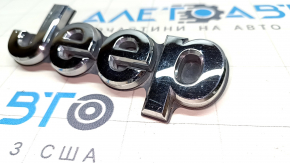 Emblem logo JEEP tailgate Jeep Cherokee KL 19-23 chrome, scratches