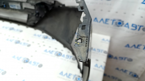 Front bare bumper Hyundai Elantra 21-23 SE, SEL, graphite, no fragments, broken fasteners, dent, tears