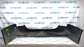 Rear bare bumper Hyundai Elantra 21-23 without parking sensors, graphite, dented, crack