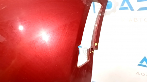 Front bumper bare Lincoln MKZ 13-16 red RR, cracked, worn, broken mount