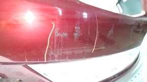 Front bumper bare Lincoln MKZ 13-16 red RR, cracked, worn, broken mount