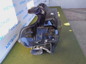 Quarter wing rear right Ford Mustang mk6 15- coupe, sawed off, non-standard, black, dented