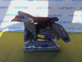 Quarter wing rear right Ford Mustang mk6 15- coupe, sawed off, non-standard, black, dented