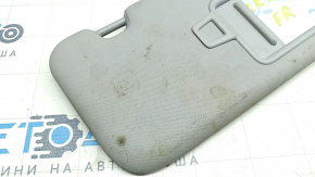 Right visor Hyundai Elantra 21 - without hatch, gray, without hook, for cleaning