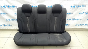 Rear row of seats 2nd row Hyundai Elantra 21-23 cloth black, solid back, for cleaning