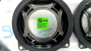 Acoustic set BMW 5 G30 17-23 Bowers & Wilkins, with amplifier and speaker grilles, subwoofer grille is broken