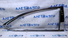 Molding rear right door Lexus LS460 LS600h 07-12 long, chrome, chrome trim, scuffs