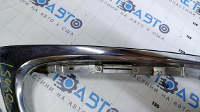 Molding rear right door Lexus LS460 LS600h 07-12 long, chrome, chrome trim, scuffs