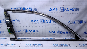 Upper door molding front right Lexus LS460 LS600h 07-12 chrome, chrome trim, scuffs