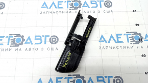 Passenger seat runner plug rear right BMW 5 G30 17-23 black, scratches