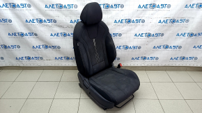 Passenger seat Hyundai Elantra 21-23 without airbag, mechanical, heated, black cloth, for cleaning