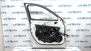 Door assembly front left Mazda CX-5 17- white 25D, triplex, keyless,