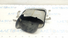 Right muffler tip Volvo XC90 16-22 on bumper, chrome, dented