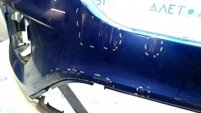 Front bumper bare Ford Escape MK3 17-19 rest, blue N6, cracked, rubbed
