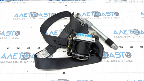 Driver's seat belt with tensioner Mazda CX-5 17- black, dry-cleanable