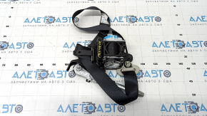 Passenger seat belt with tensioner Mazda CX-5 17- black, dry cleanable
