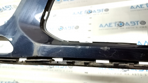 Bare front bumper Audi Q5 8R 13-17 rest, blue LX5R, for parking sensors, scratches, pressed