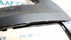 Bare front bumper Audi Q5 8R 13-17 rest, blue LX5R, for parking sensors, scratches, pressed