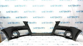Bare front bumper Audi Q5 8R 13-17 rest, blue LX5R, for parking sensors, scratches, pressed