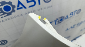 Rear bumper bare Mazda CX-5 17- white, scratches, dents, broken fasteners, torn