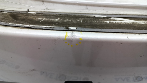 Rear bumper bare Mazda CX-5 17- white, scratches, dents, broken fasteners, torn