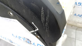 Rear bumper bare Mazda CX-5 17- white, scratches, dents, broken fasteners, torn