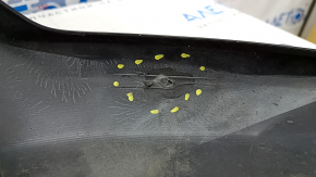 Rear bumper bare Mazda CX-5 17- white, scratches, dents, broken fasteners, torn