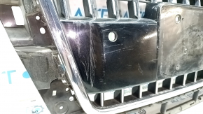 Radiator grill Audi Q5 8R 13-17 rest, for parking sensors, gloss, chrome, sand, peeling paint, scratches