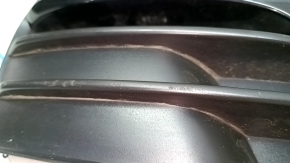 Lower grille of the front bumper left Audi Q5 8R 13-17 rest, matt+gloss chrome under fog lights, type 2, sand, scuffs