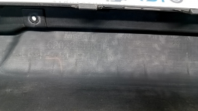 Bare front bumper Nissan Rogue 17- silver K23, scratches, sand, broken mount, tears