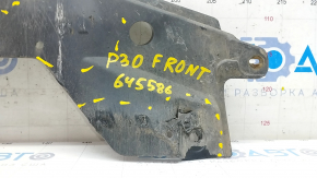 Front bumper protection Toyota Prius 30 13-15 rest, worn, cracks, breaks, torn off mount