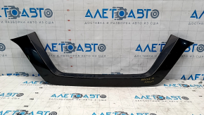 Front bumper molding upper Nissan Rogue 17- black, sand