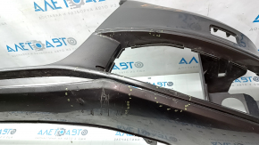 Bare front bumper Audi A4 B8 13-16 rest, graphite LX7R, under headlight washers, scuffs