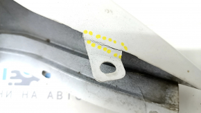 Upper radiator grille trim Mazda CX-5 17 - white, broken fasteners, butt