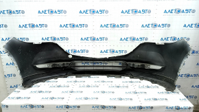 Front bumper bare Mazda CX-5 17- white, torn, dented, scratches, broken fasteners