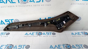 Center console trim side right Nissan Murano z52 15-18 upper, brown leather