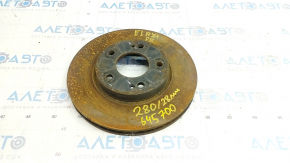 Front right brake disc Hyundai Elantra 21- 280/28mm, rusty