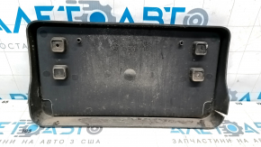 License plate area in front of Jeep Cherokee KL 19-21 scratches, torn