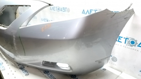 Front bumper bare Toyota Camry v40 07-09 silver, scratches, peeling paint, missing fragment